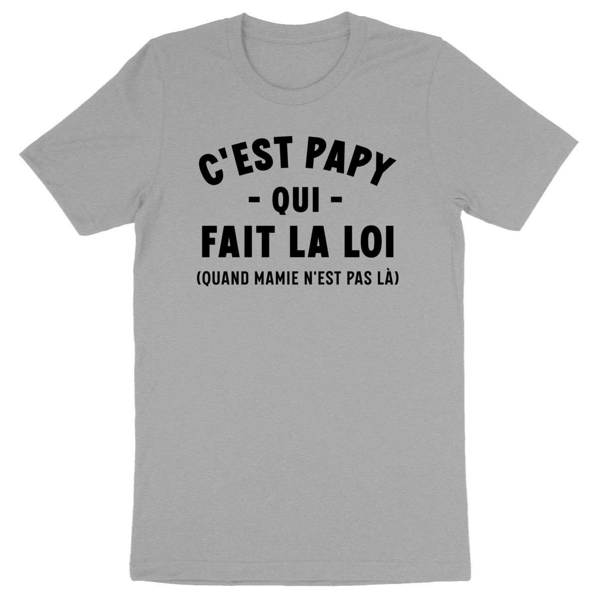 T Shirt "C’est papy qui fait la loi" – Pour Homme – Image 2
