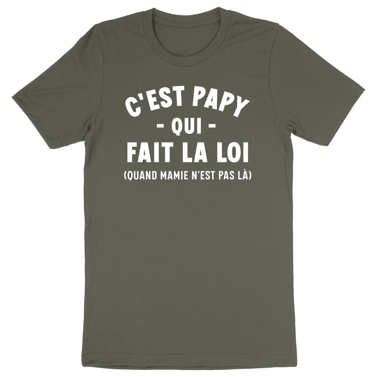 T Shirt "C’est papy qui fait la loi" – Pour Homme – Image 6