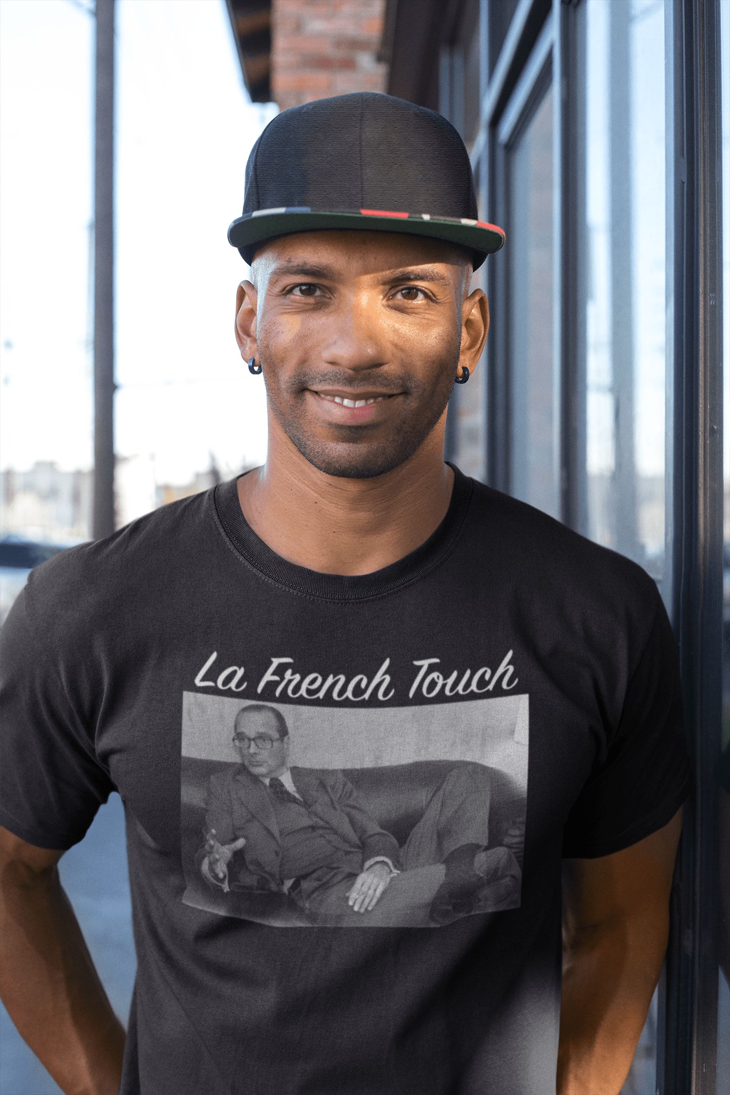 T Shirt Chirac « La French Touch » – Pour Homme – Image 7